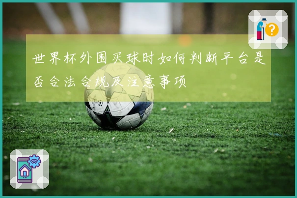 世界杯外围买球时如何判断平台是否合法合规及注意事项
